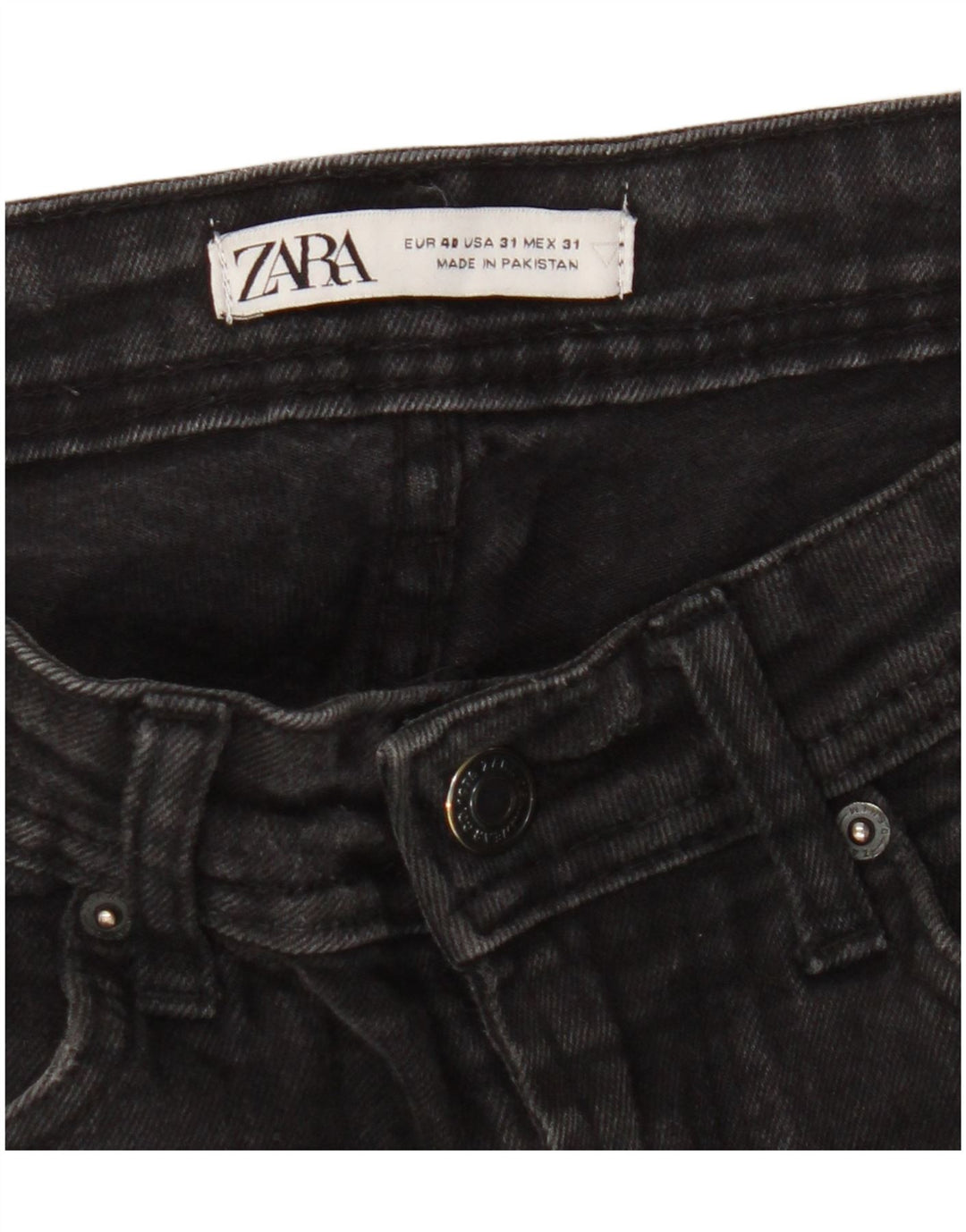 Zara Herre Skinny Jeans EU 40 Medium W31 L29 Sort