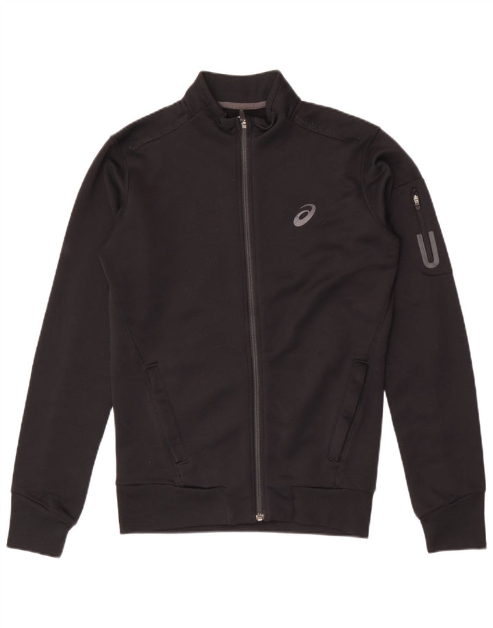 Asics Træningsdragt til mænd, topjakke, lille sort polyester