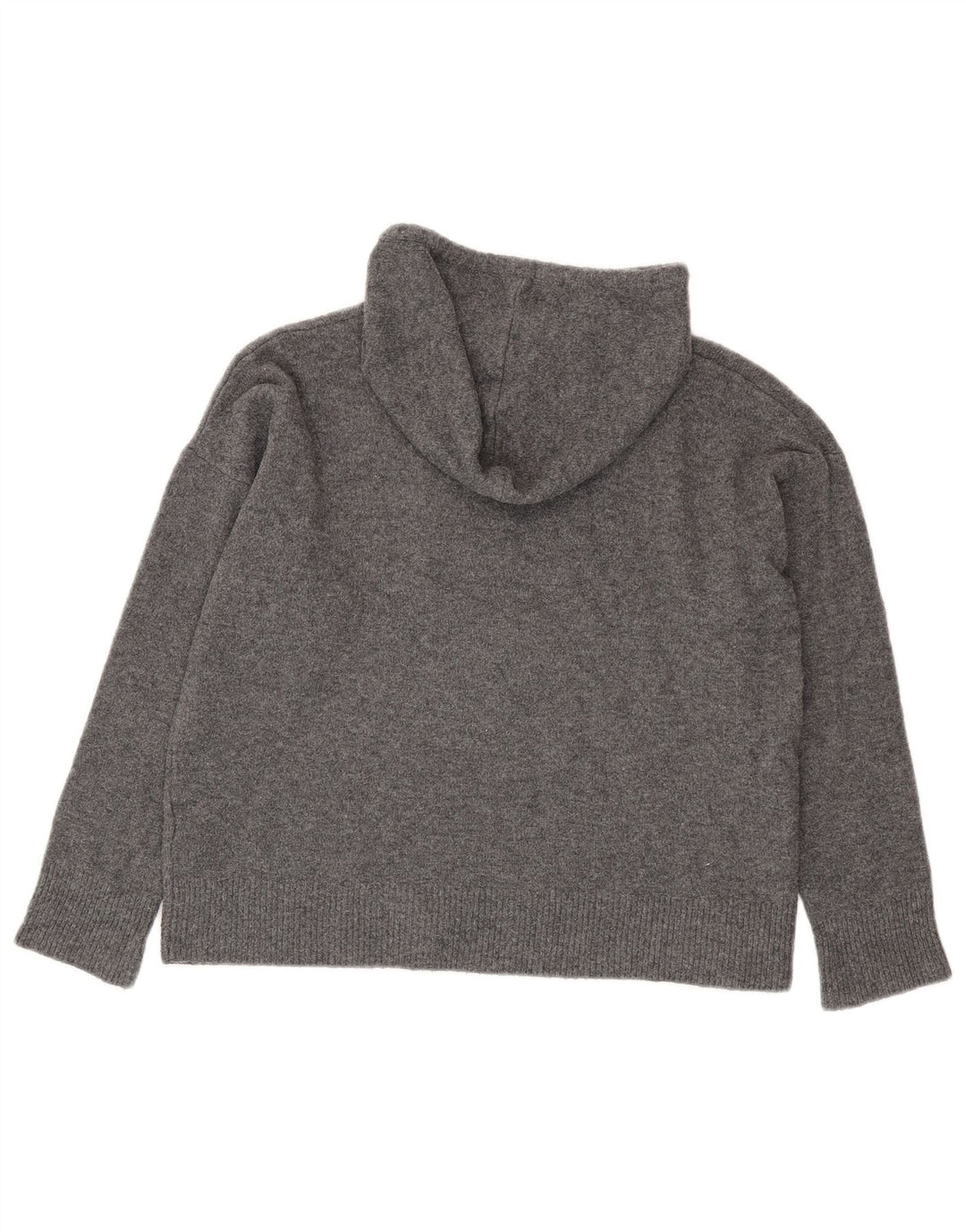 Zara Oversized hættetrøje til kvinder UK 10 Lille grå polyester
