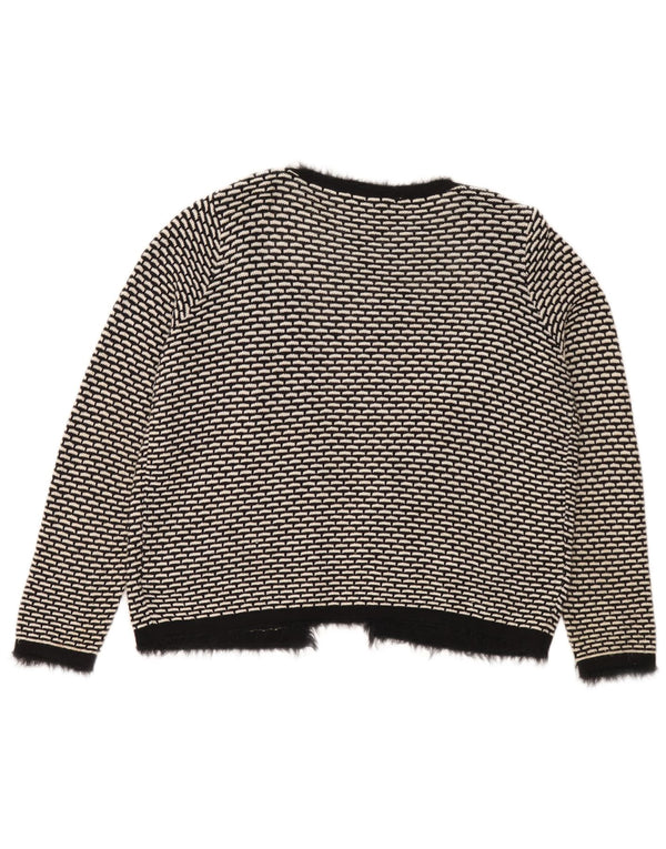 Marks & Spencer Dame Oversized Cardigan Sweater UK 16 Large Black