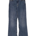Marks & Spencer Womens Autograph Flared Jeans UK 10 Small W26 L30 Blue