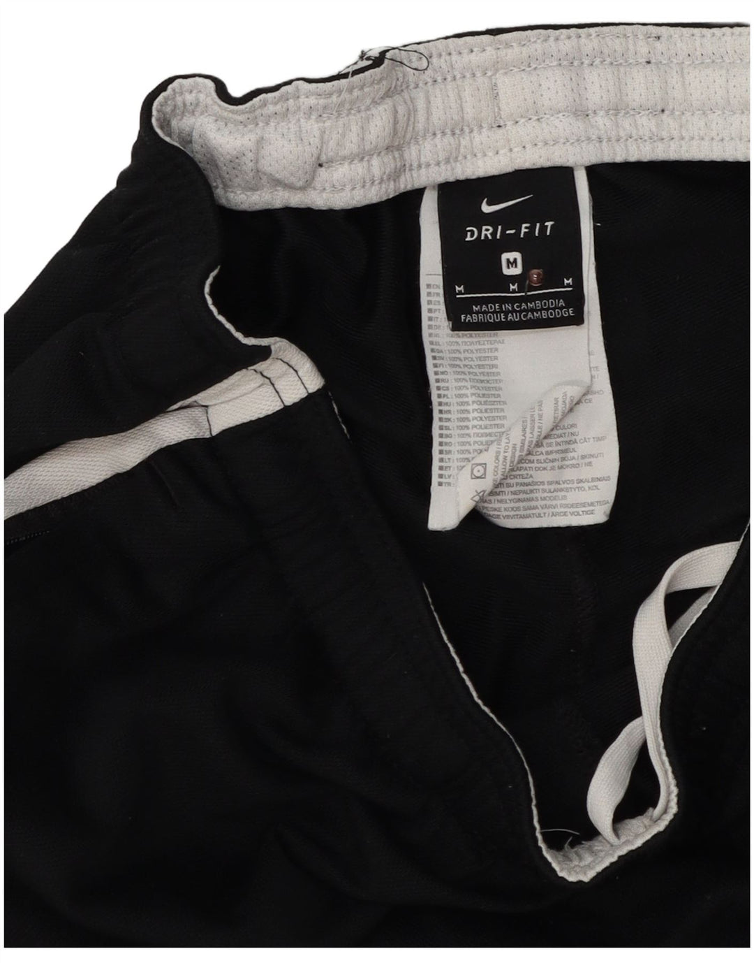 Nike Træningsdragtsbukser til mænd Medium Sort Colourblock Polyester