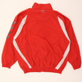 HUMMEL Mens Tracksuit Top Jacket UK 44/46 XL Red Colourblock Polyester Vintage Hummel and Second-Hand Hummel from Messina Hembry 