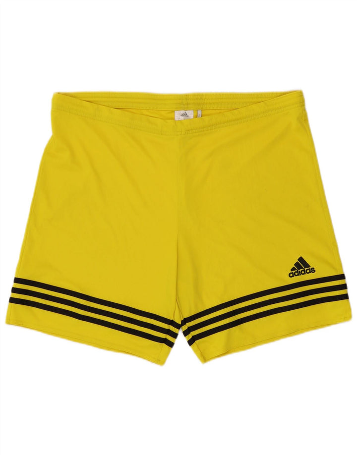 Adidas Herre Sportshorts Store Gulstribede Polyester