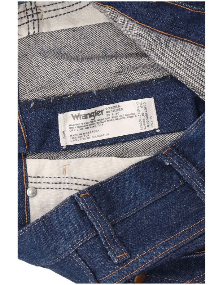 Wrangler lige jeans til kvinder W30 L36 blå bomuld