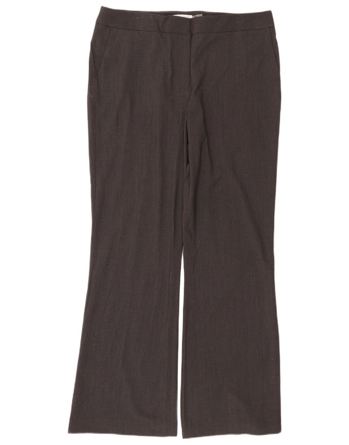 Calvin Klein Dame Bootcut Suit Bukser US 16 XL W38 L32 Grå Polyester