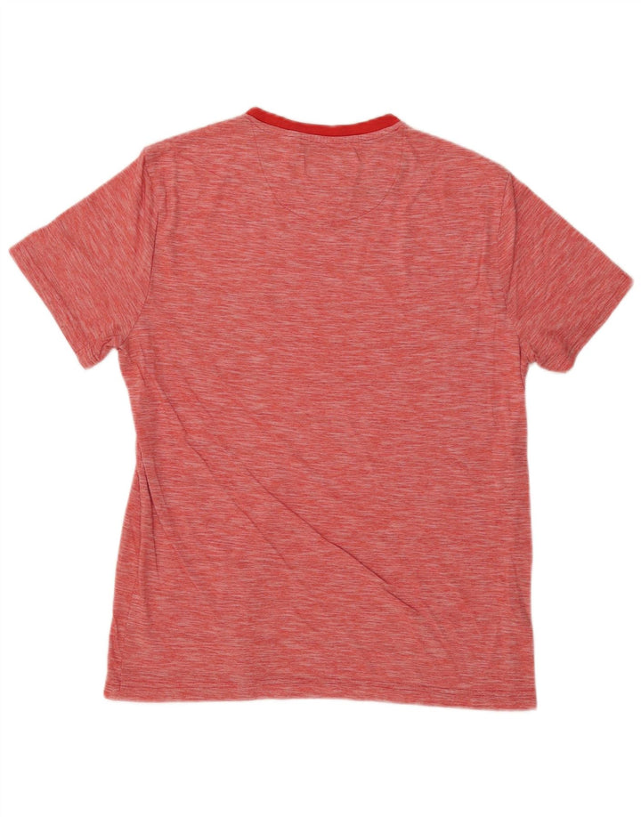 Penguin Herre T-Shirt Top Stor rød Flecked Bomuld