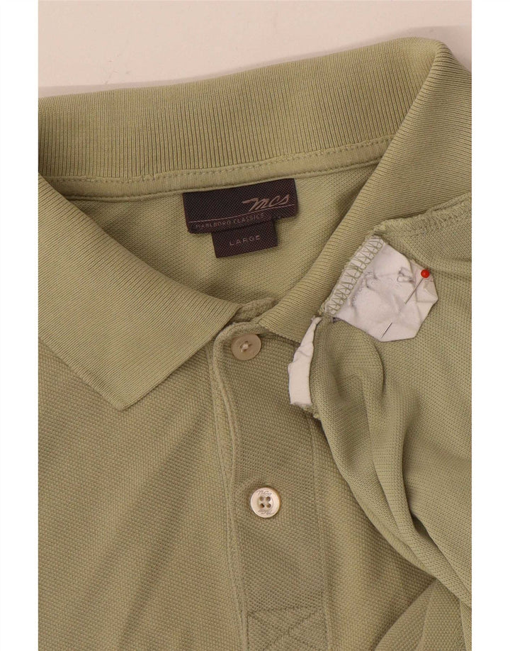 Marlboro Classics Poloskjorte til mænd Large Khaki Bomuld