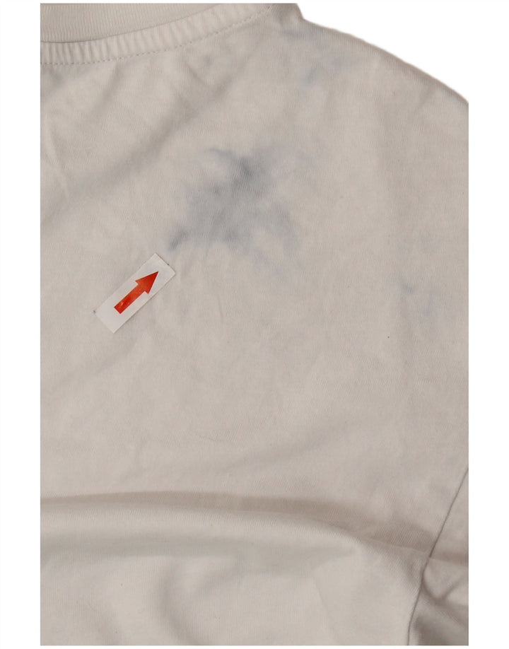 NAPAPIJRI Dame T-Shirt Top UK 14 Medium White