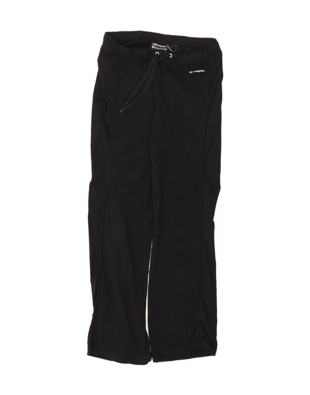 CHAMPION Womens Tracksuit Trousers UK 12 Medium Black Cotton Vintage Champion and Second-Hand Champion from Messina Hembry 
