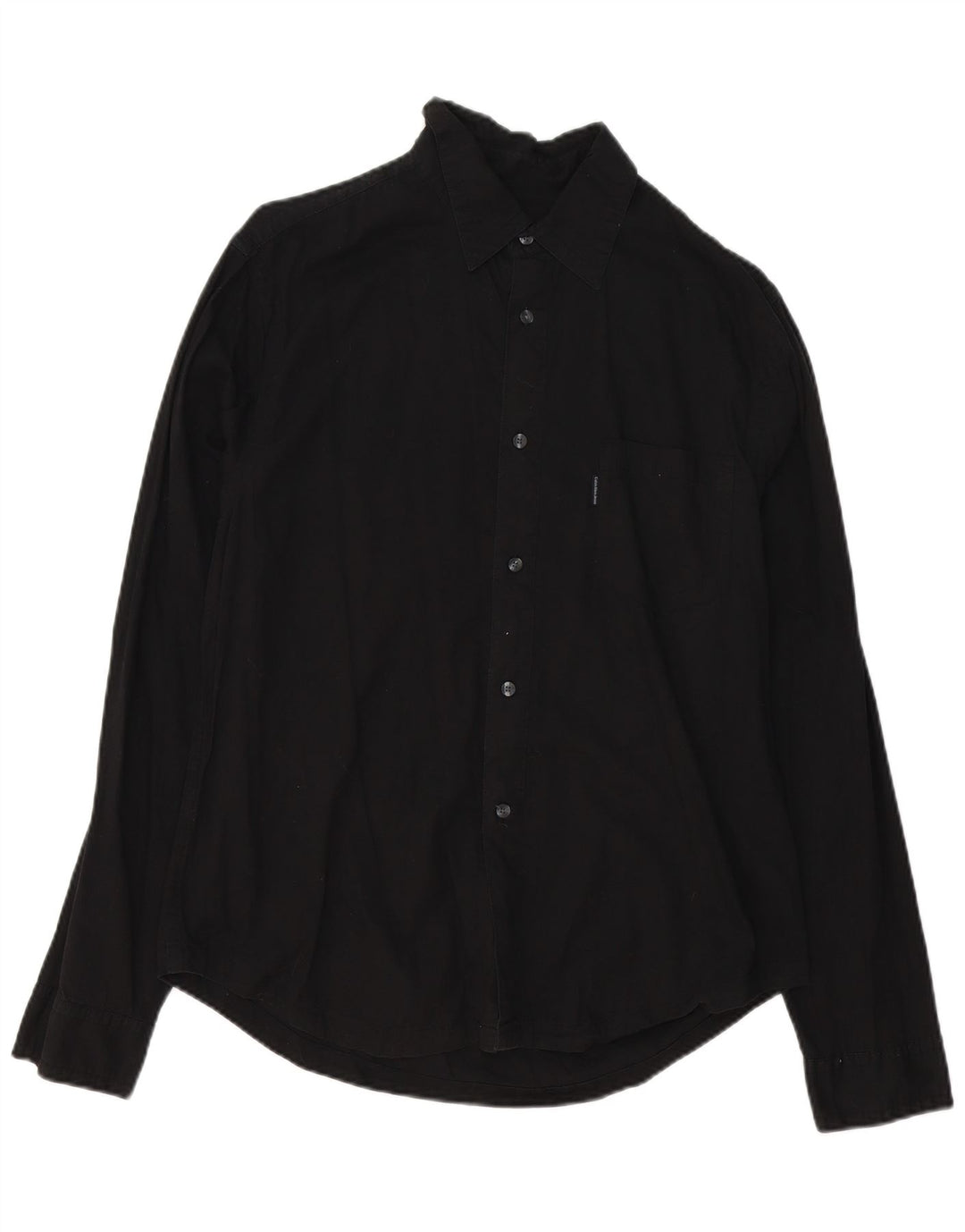 Calvin Klein Jeans Herreskjorte XL Sort Bomuld