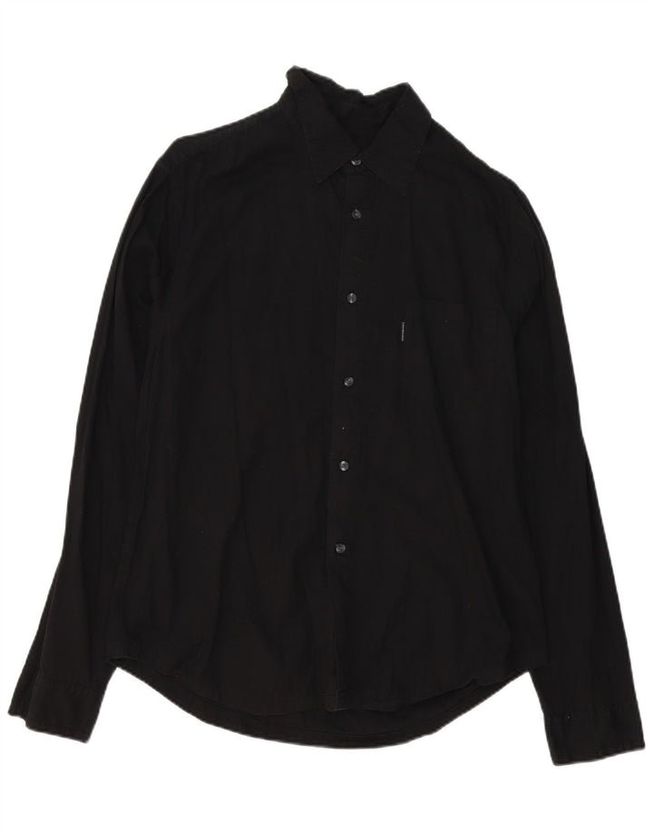 Calvin Klein Jeans Herreskjorte XL Sort Bomuld
