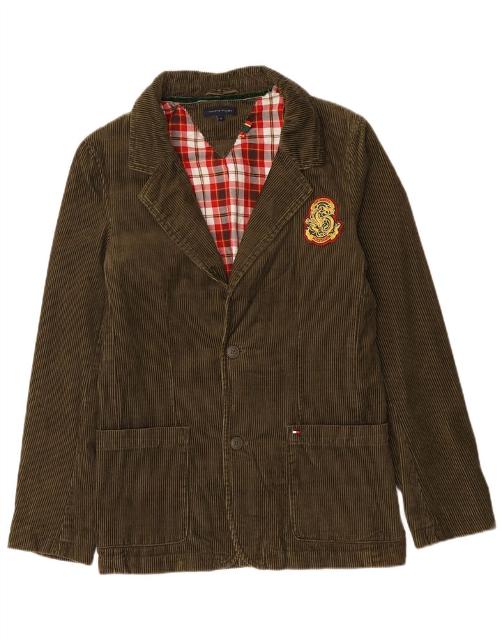 Tommy Hilfiger Boys 2-knaps Corduroy blazerjakke 15-16 år Khaki