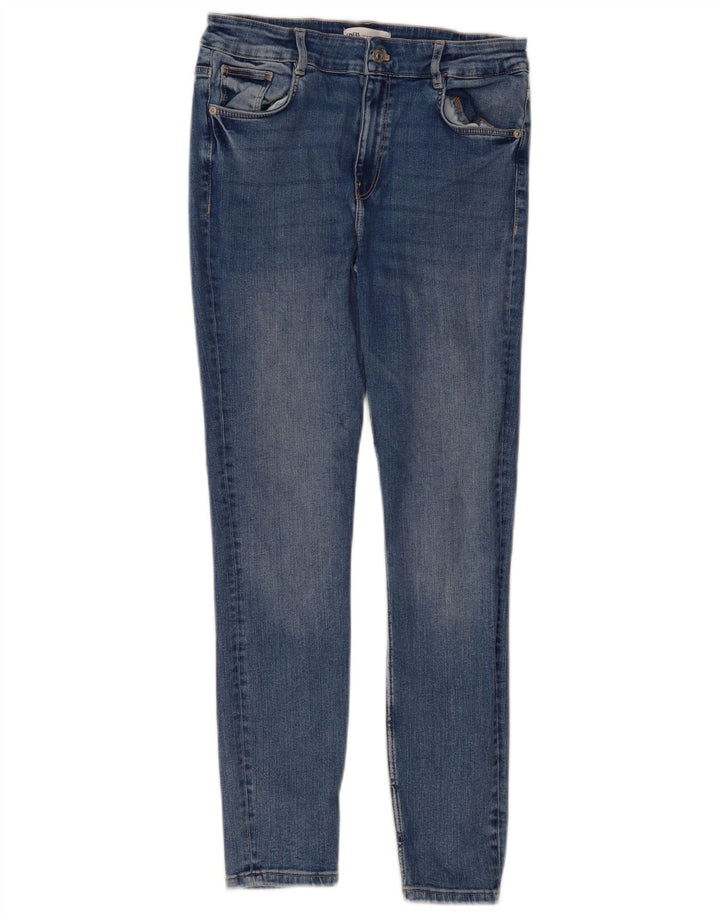 Zara Dame Skinny Jeans EU 40 Medium W30 L28 Blå