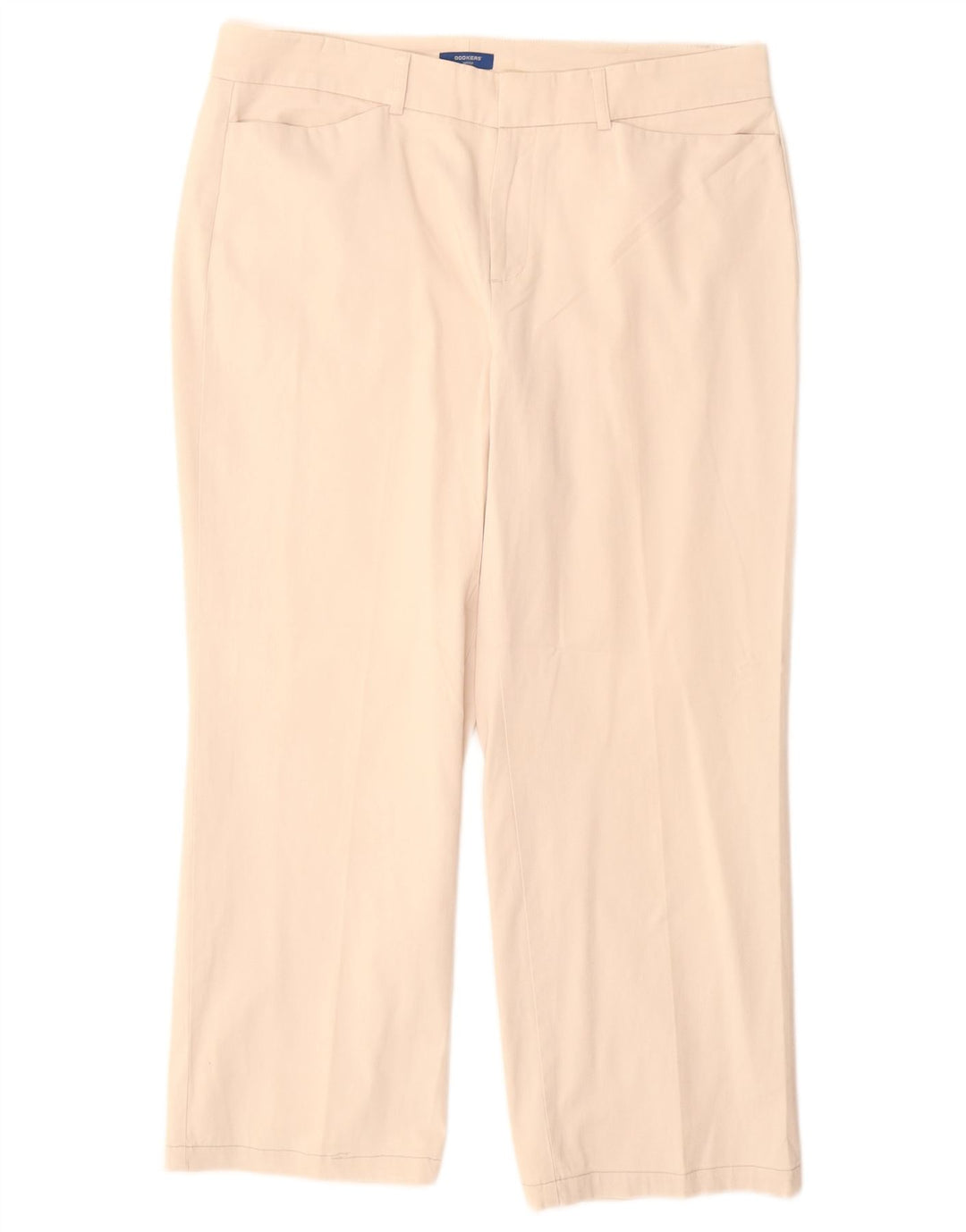 DOCKERS Petite Crop Casual Bukser til kvinder US 12 Large W34 L26 Beige