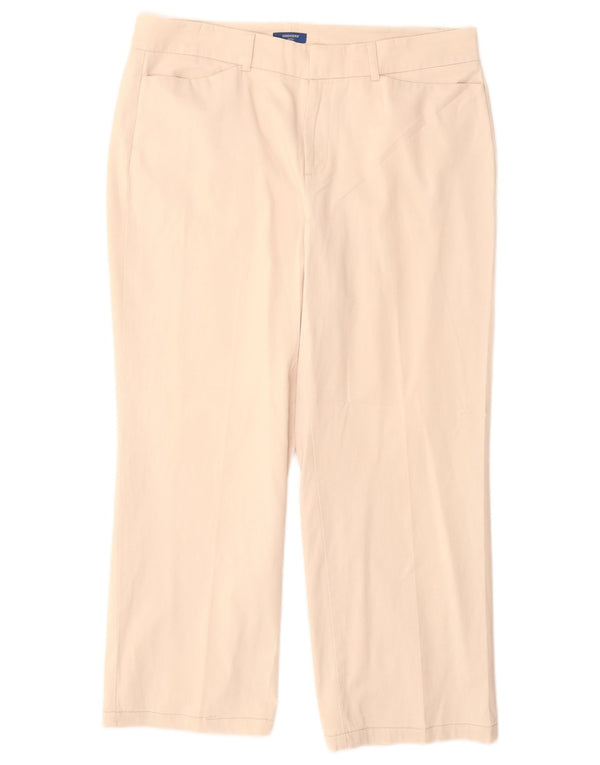 DOCKERS Petite Crop Casual Bukser til kvinder US 12 Large W34 L26 Beige