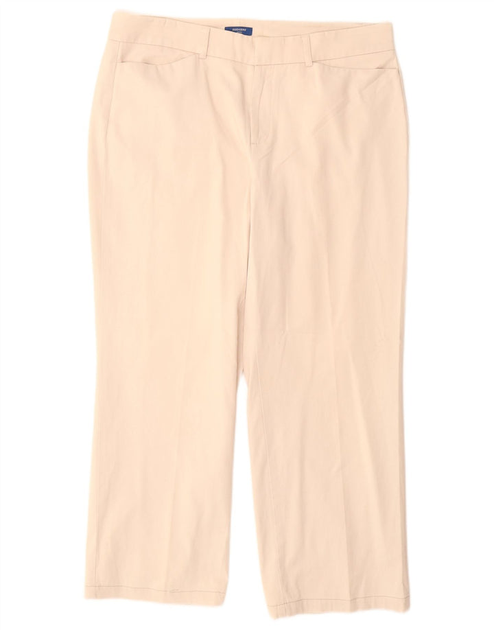 DOCKERS Petite Crop Casual Bukser til kvinder US 12 Large W34 L26 Beige