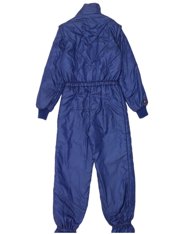 Ellesse Dame Ski Jumpsuit IT 46 Large Navy Blue Nylon