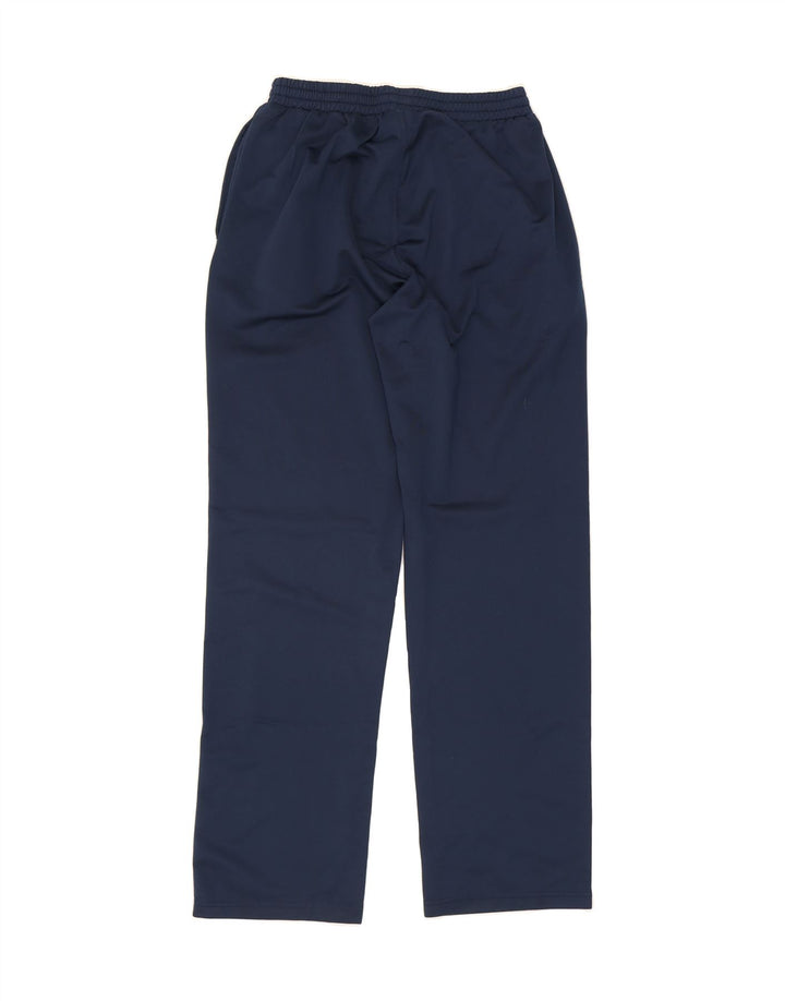 ASICS Mens Tracksuit Trousers Large  Navy Blue Polyester Vintage Asics and Second-Hand Asics from Messina Hembry 