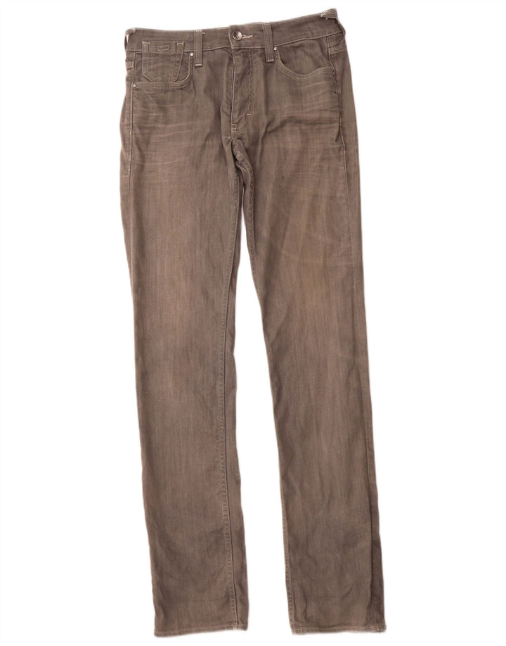 GAS Herre Slim Straight Jeans W31 L34 Grå Bomuld