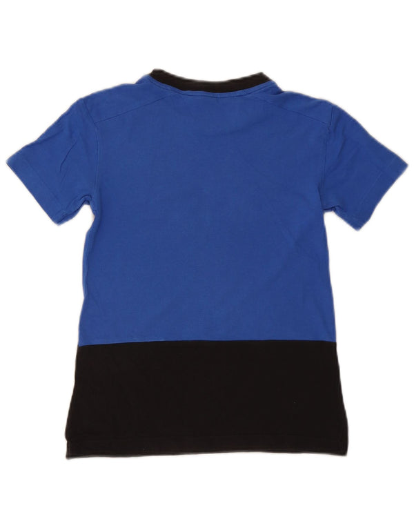 Adidas drenge grafisk t-shirt top 11-12 år blå farveblok