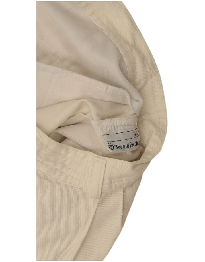Sergio Tacchini Herre Chino Shorts IT 46 Small W28 White