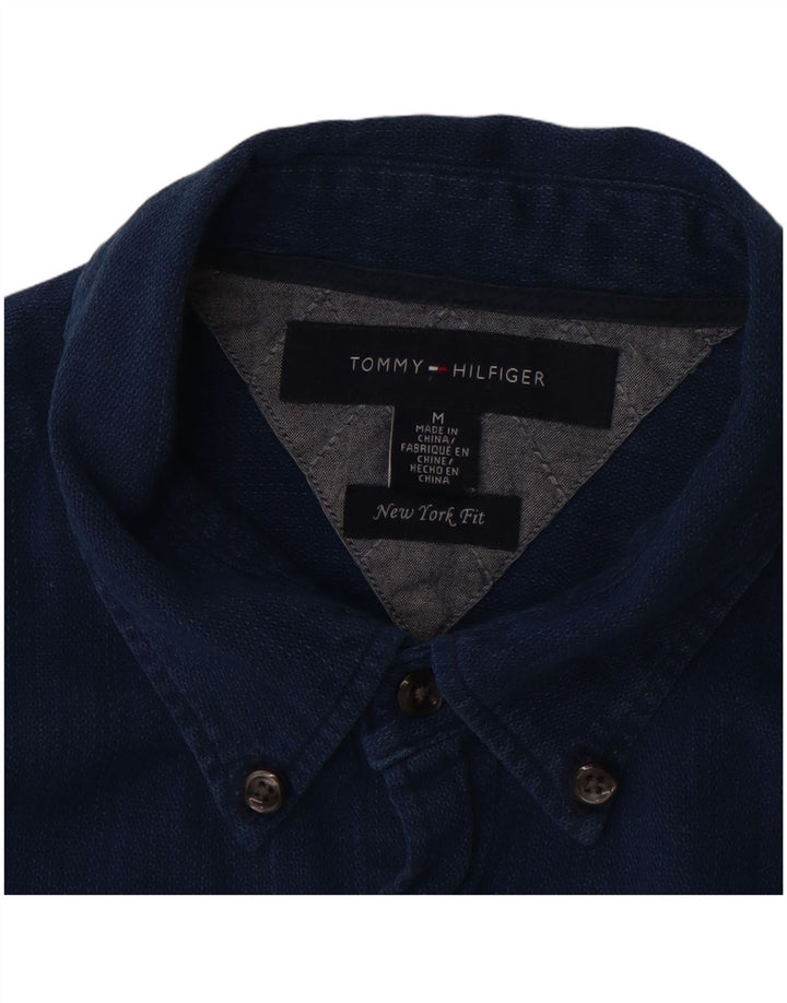 TOMMY HILFIGER Herre New York Fit skjorte Medium Blue Bomuld
