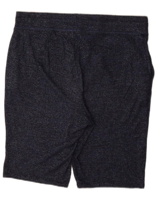 Marks & Spencer Sportsshorts til kvinder UK 14 Large Navy Blue Flecked Polyester