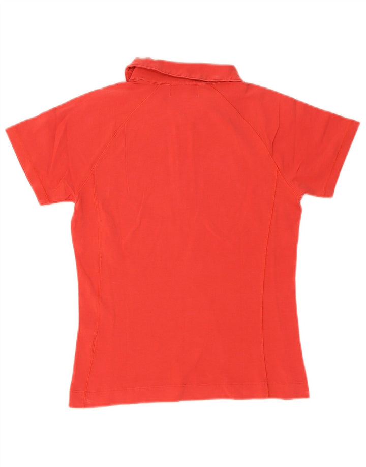 Sergio Tacchini Dame Polo Shirt UK 12 Medium Rød Bomuld