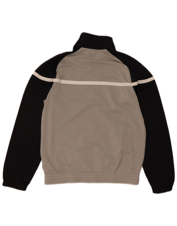 Nike Træningsdragt til mænd, topjakke UK 36/38 Small Grey Colourblock Polyester