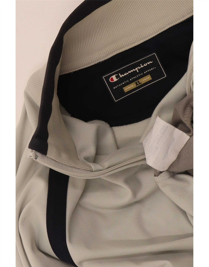 Champion Træningsdragt til mænd Topjakke XL Hvid Colourblock Polyester