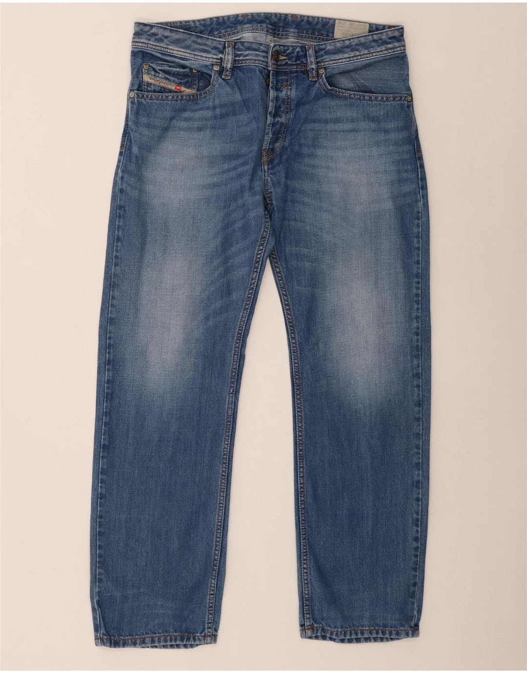 Diesel Herre Wavkee Straight Jeans W32 L30 Blå