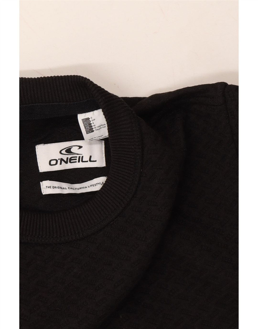 O'NEILL Womens Long Sleeve Jumper Dress UK 10 Small Black Vintage O'Neill and Second-Hand O'Neill from Messina Hembry 
