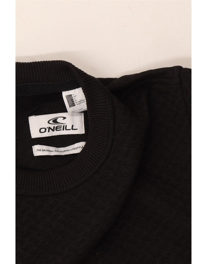 O'NEILL Womens Long Sleeve Jumper Dress UK 10 Small Black Vintage O'Neill and Second-Hand O'Neill from Messina Hembry 