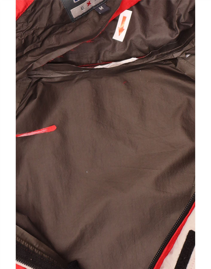 Berghaus Regnjakke med hætte til mænd UK 38 Medium Rød Nylon