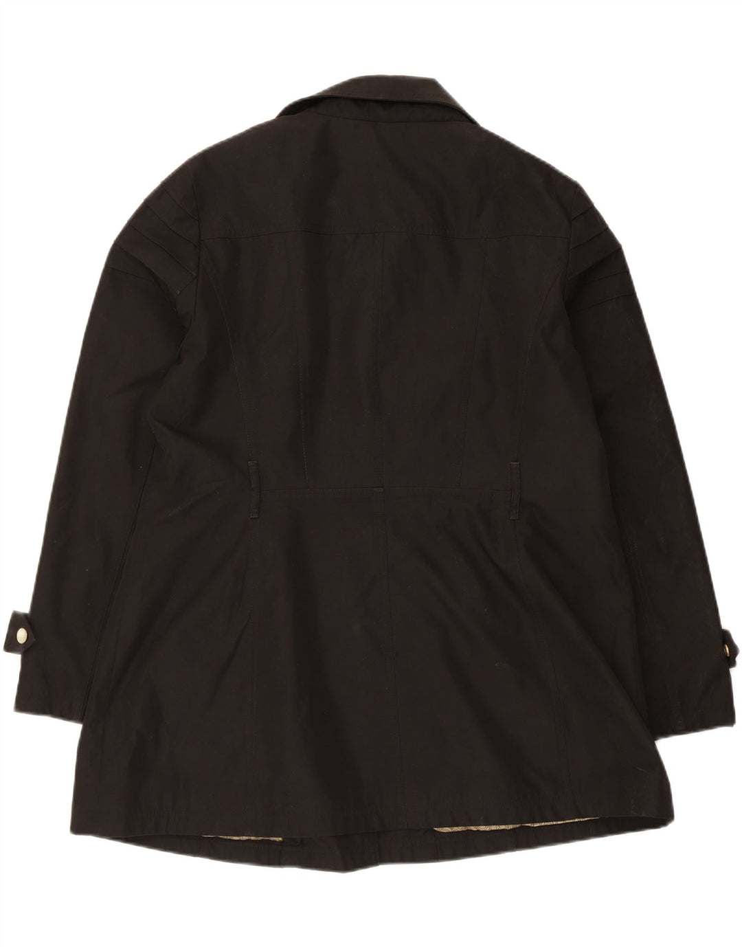 Michael Kors Dame Overfrakke UK 18 XL Sort Polyester