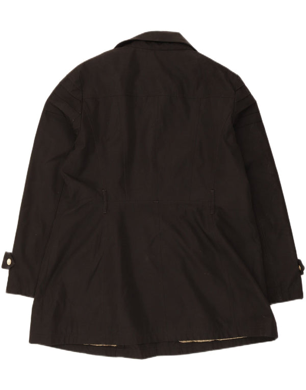 Michael Kors Dame Overfrakke UK 18 XL Sort Polyester