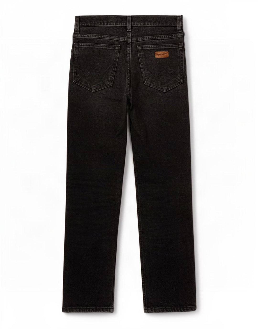 Wrangler Herre Texas Straight Jeans W31 L32 Sort Bomuld