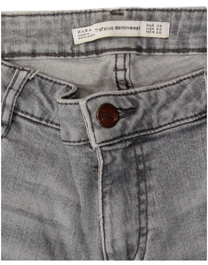 Zara Dame Skinny Jeans EU 38 Small W28 L28 Grå