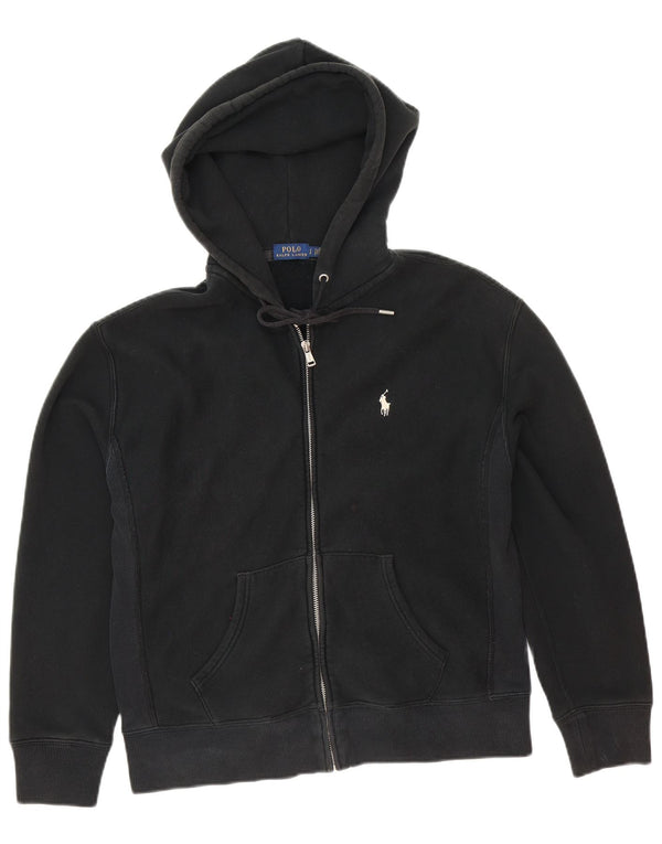 Polo Ralph Lauren Herre hættetrøje med lynlås lille sort bomuld
