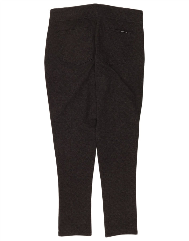 Dkny Dame Skinny Casual Bukser Medium W30 L28 Grå ternet polyester