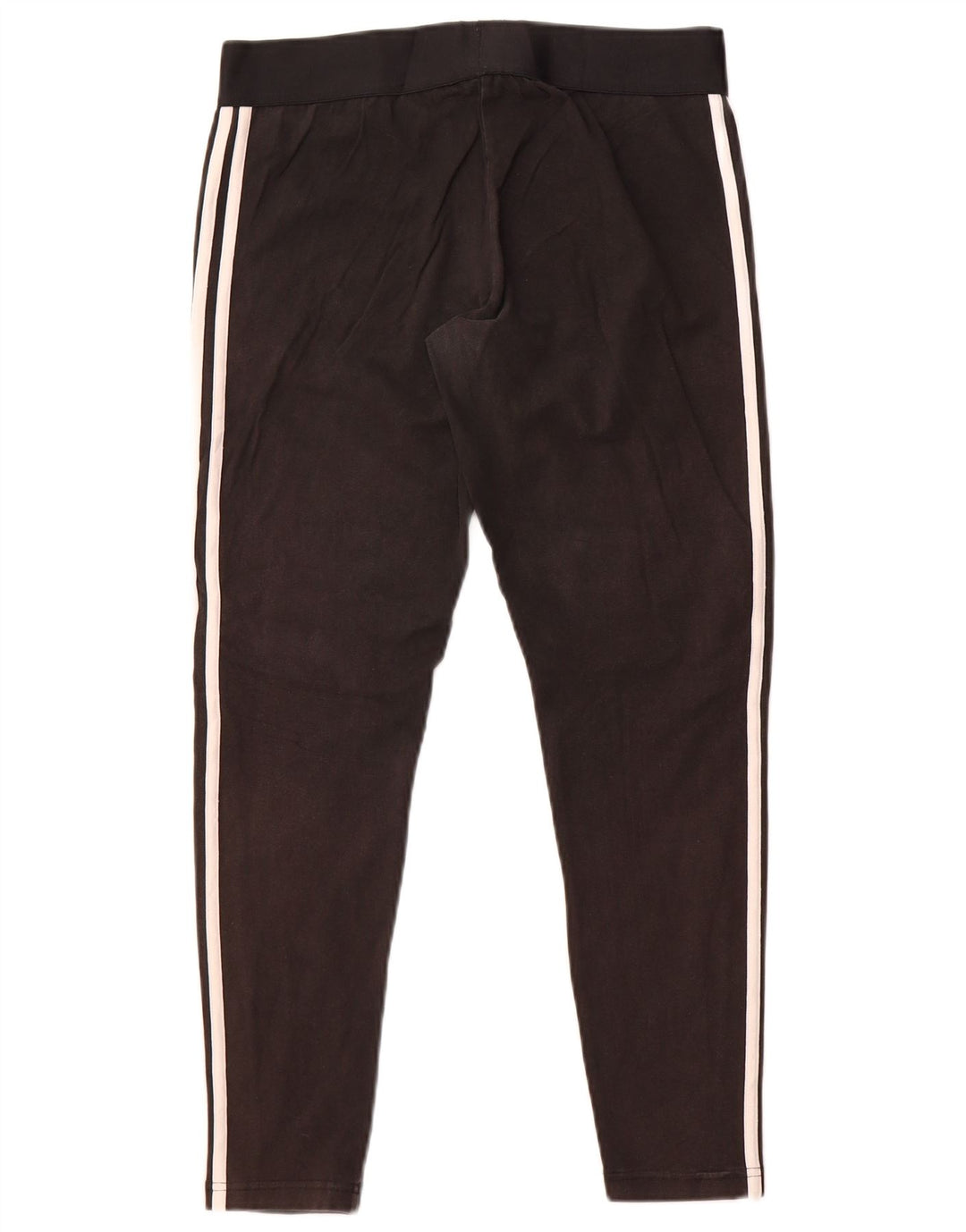 Adidas Dame Leggings UK 16/18 Large Black Bomuld