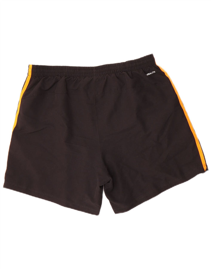 ADIDAS Sportsshorts til mænd, store sorte polyester