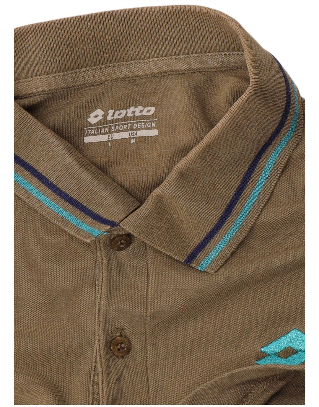 Lotto Herre Polo Shirt Medium Khaki