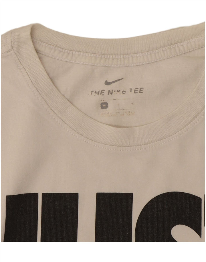 Nike grafisk t-shirt til mænd, medium hvid