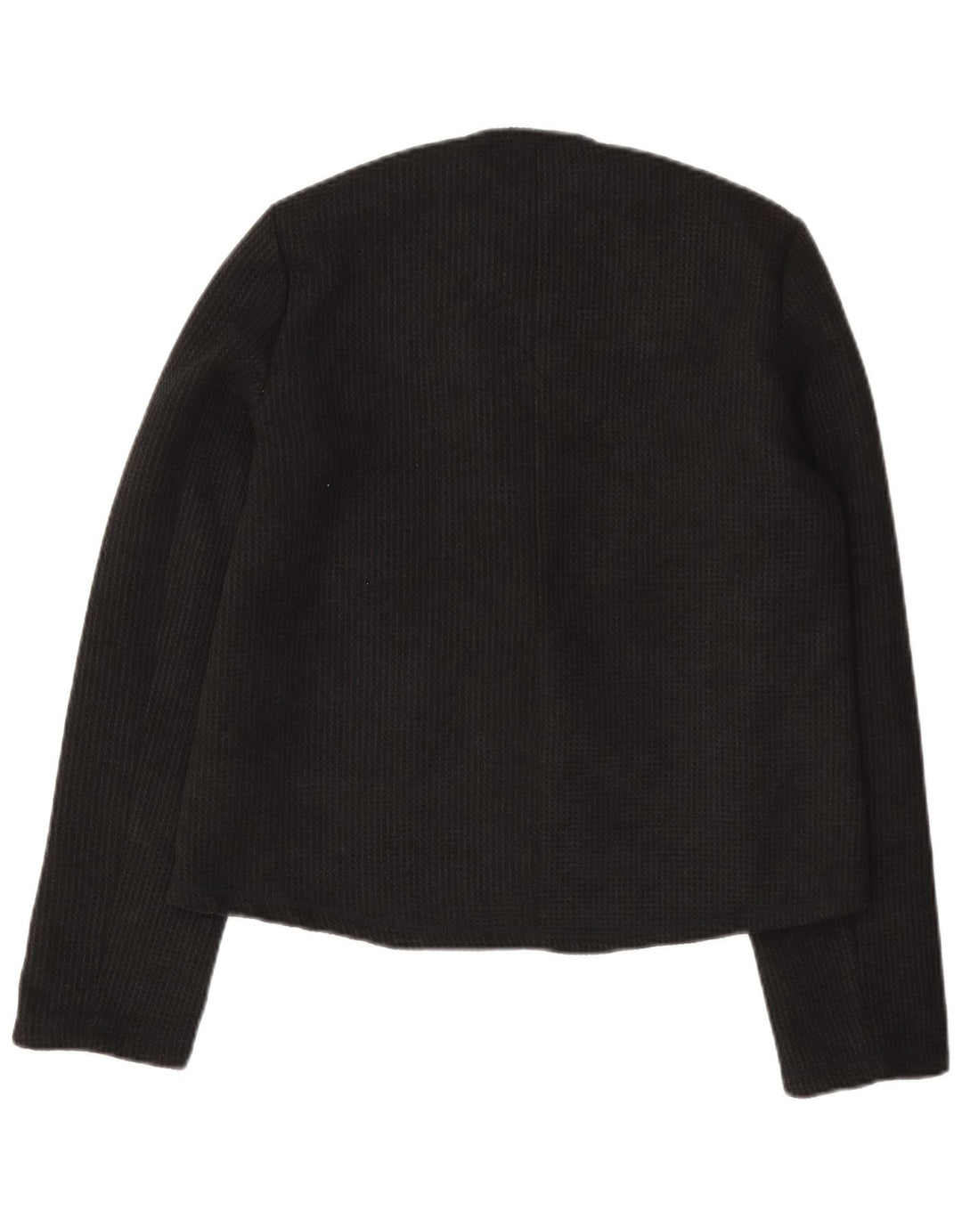 Zara Dame 3 Button Blazer Jacket UK 10 Small Black
