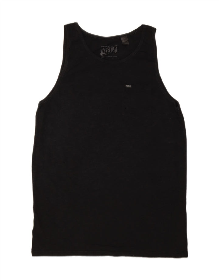 O'NEILL Mens Regular Fit Vest Top Medium Black Cotton Vintage O'Neill and Second-Hand O'Neill from Messina Hembry 
