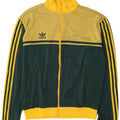 Adidas Grafisk træningsdragt jakke til mænd Stor gul farveblok polyamid