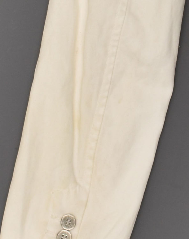 ROY ROGERS Womens 2 Button Blazer Jacket IT 42 Medium Beige Cotton | Vintage Roy Rogers | Thrift | Second-Hand Roy Rogers | Used Clothing | Messina Hembry 