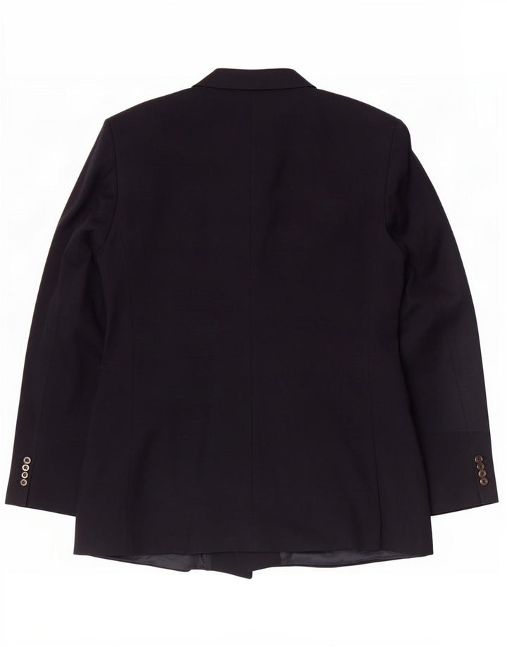 Marks & Spencer Herre Longline Blazer Jacket UK 46 XL Navy Blue